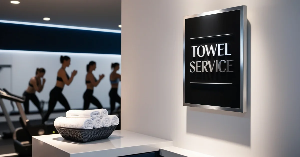 What Is Towel Service at a Gym